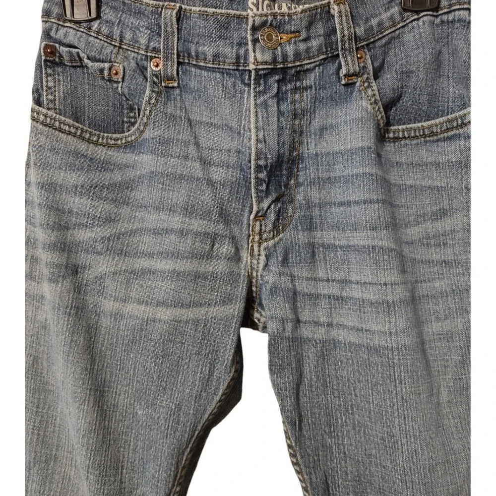 Signature By Levi Strauss S61 Jeans Mens 29x28 Relaxed 5 Pocket Blue Denim